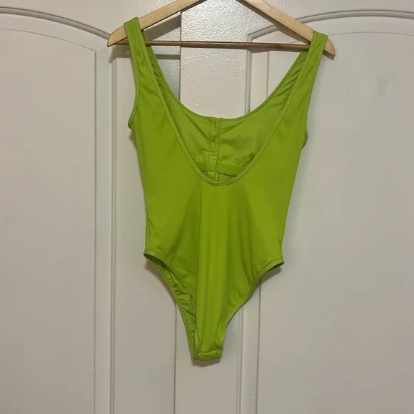 L*Space float on ribbed henley one piece swimsuit